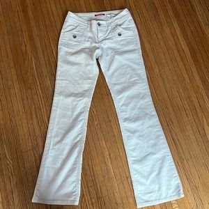 Low rise corduroy jeans